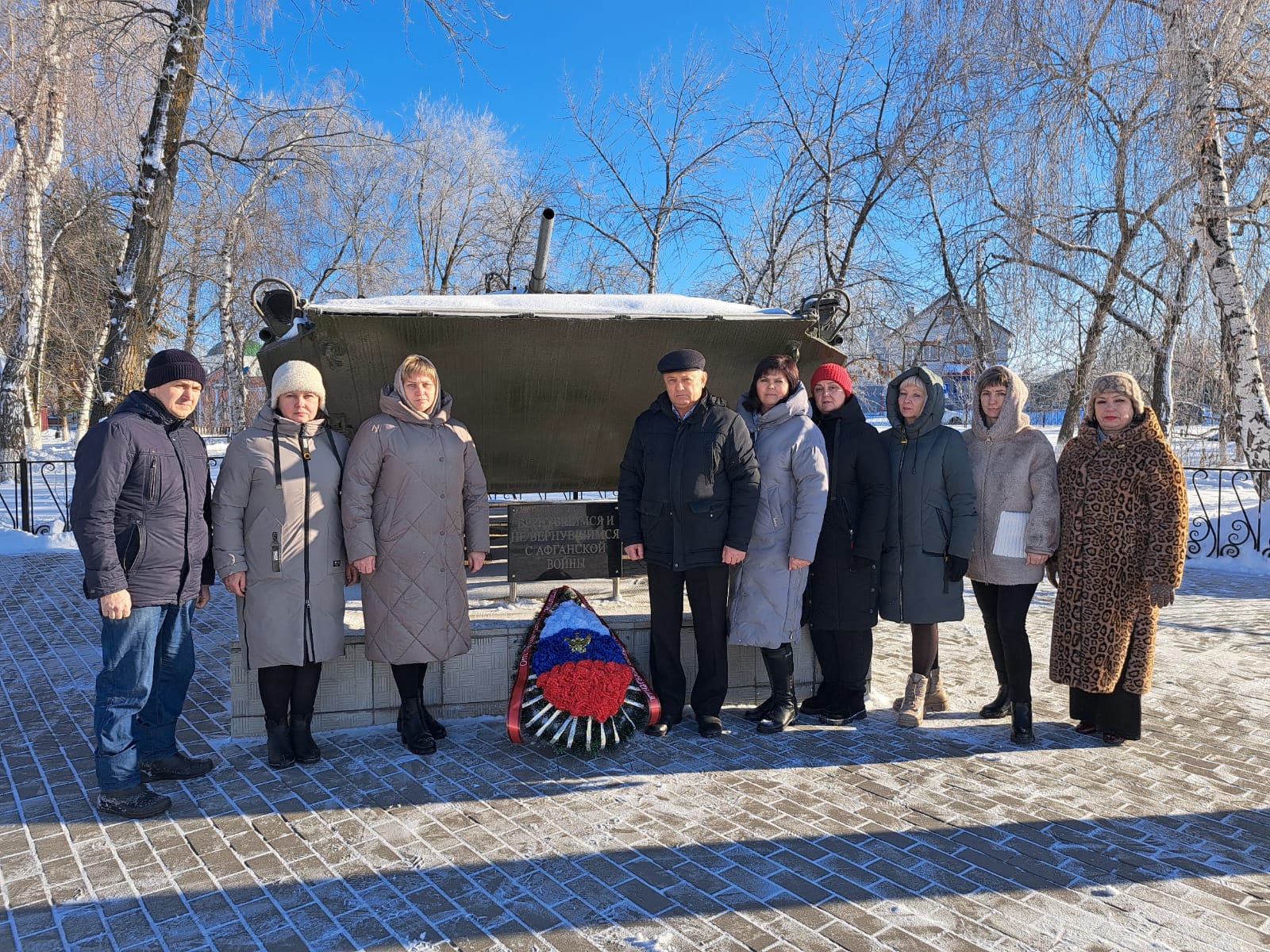 Петропавловка. Почтили память воинов- интернационалистов..